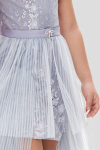 Removable Multi-tiered Skirt Dress