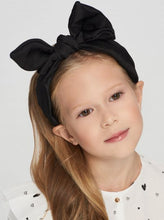 Load image into Gallery viewer, Elegant Black Headband with Bow