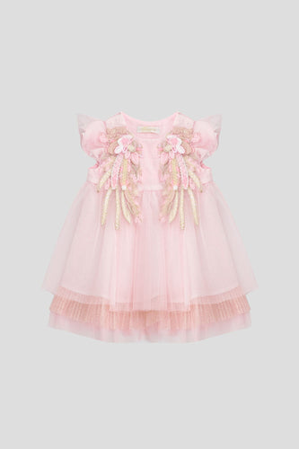 Tulle Dress with Wings