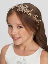 Load image into Gallery viewer, Fancy Gold Headband