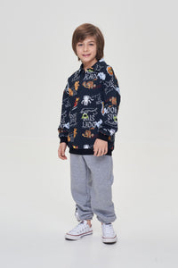 Sudadera estampada con dibujos animados