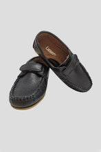 Load image into Gallery viewer, Velcro Moccasins, Black