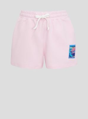 Pantalones cortos con decoración de sellos de verano