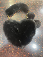 Load image into Gallery viewer, Fluffy Heart Bag