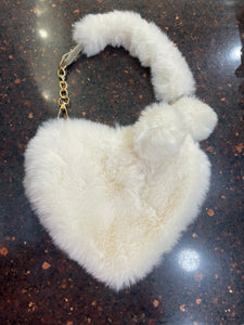 Fluffy Heart Bag