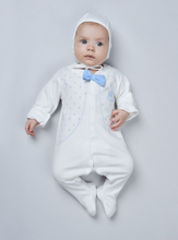 Load image into Gallery viewer, Printed Coverall with Bow-Tie