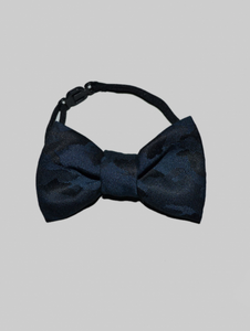 Brocade Bow Tie, Navy