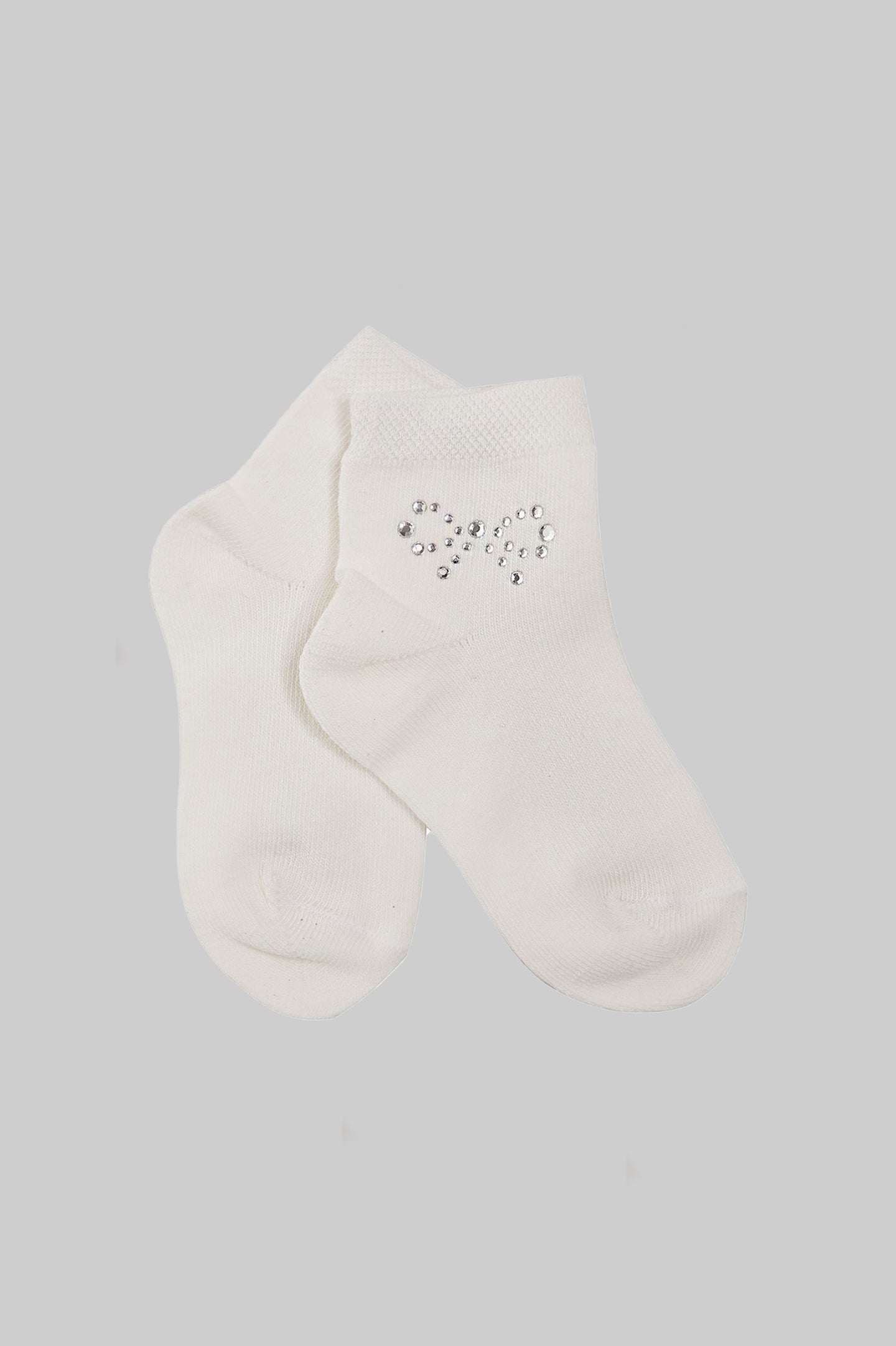Girls Socks with Rhinestones