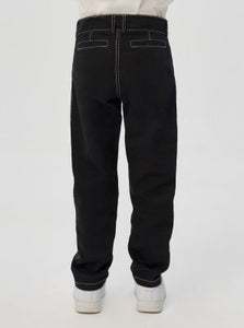 Joggers de mezclilla cosidos