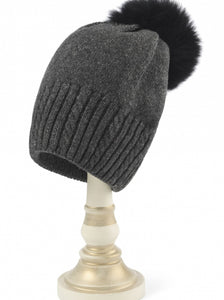 Fur Knit Hat