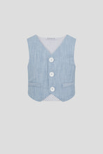 Load image into Gallery viewer, Stripe Linen Vest