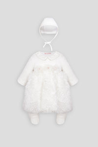 Little Rosette Overall-Dress