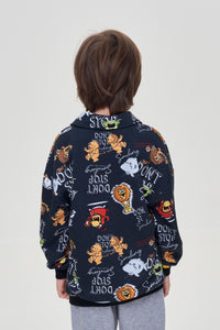 Sudadera estampada con dibujos animados