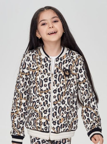 Decorated Leopard Bomber