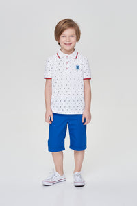 Boat Print Polo