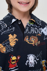 Sudadera estampada con dibujos animados