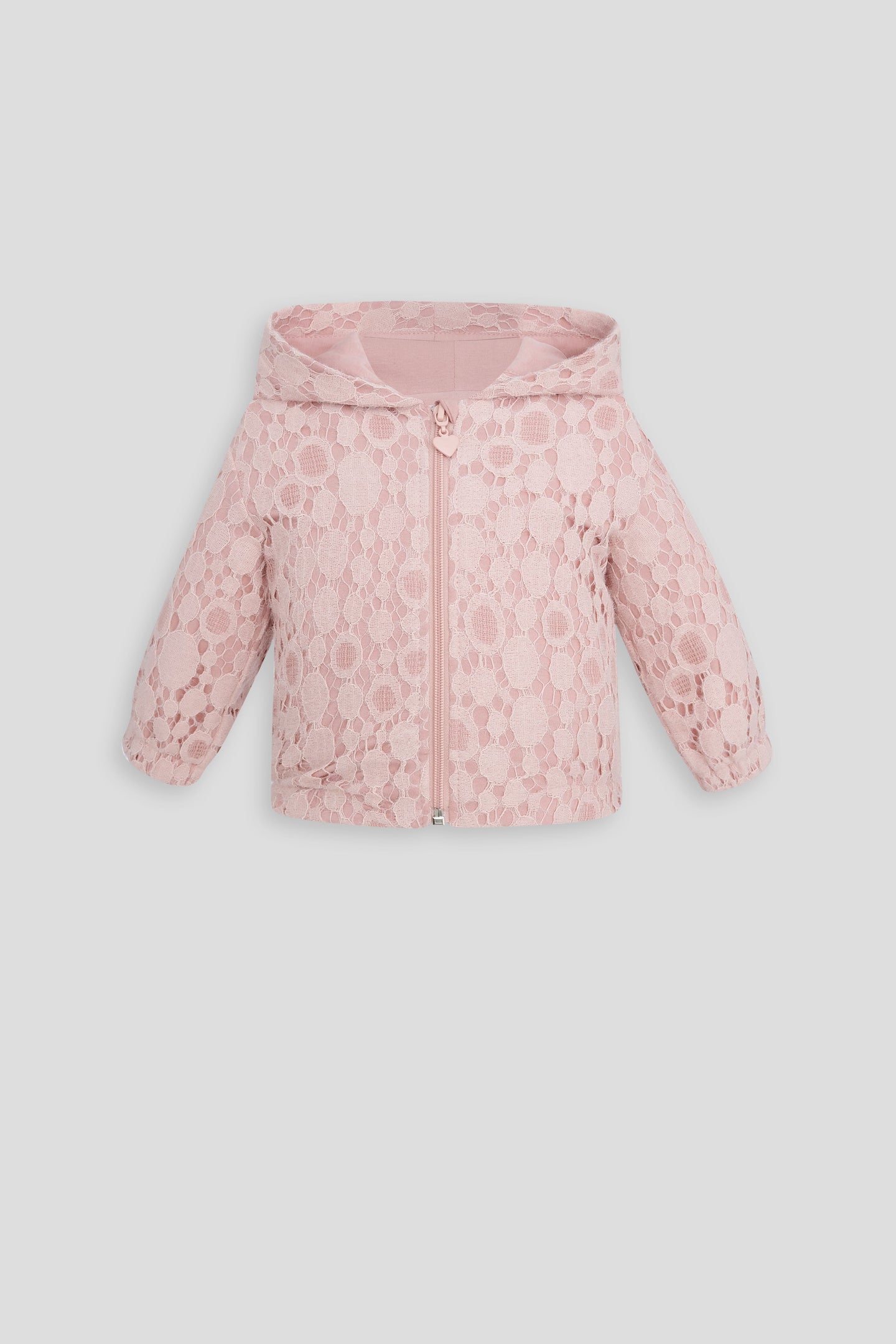 Soft Lace Hooded Bomber