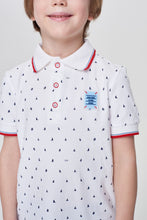 Load image into Gallery viewer, Boat Print Polo