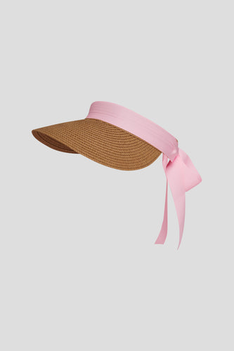 Sombrero de visera de paja