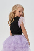 Load image into Gallery viewer, Tulle Wing Sleeves Top