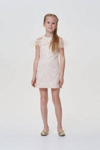 Ruffle Top Dress with Detachable Skirt