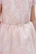 Load image into Gallery viewer, Sequinned Lace Skater Dress