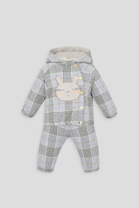 Checkered Tracksuit with Applique