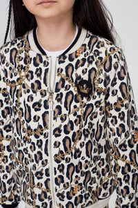 Decorated Leopard Bomber