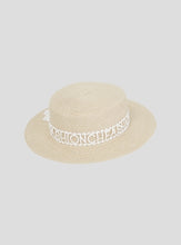 Load image into Gallery viewer, Lace Trim Straw Hat