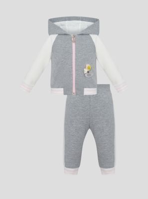 Two-Tone Tracksuit Set