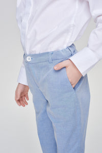 Side Pockets Chino Pants